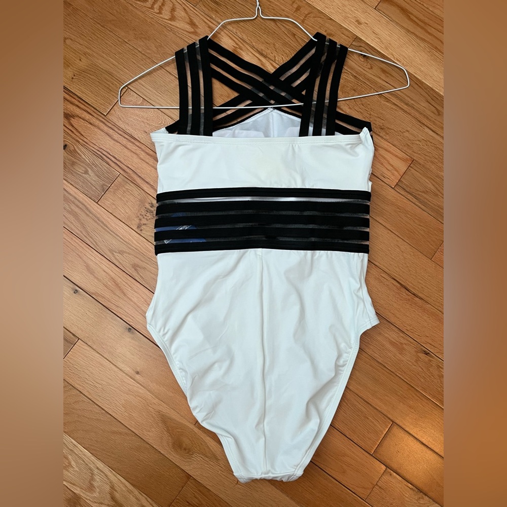 Brand new white one piece swim suit.  New with tags. - Picture 5 of 6